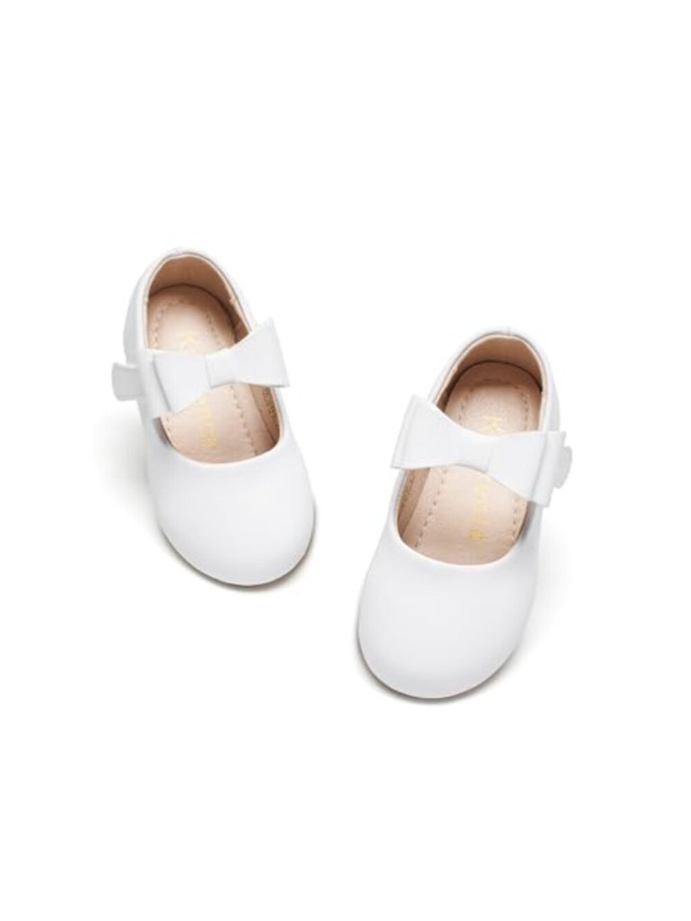 Toddler Flower Girl Dress Shoes Ballet Flats Party Wedding Hook and Loop
